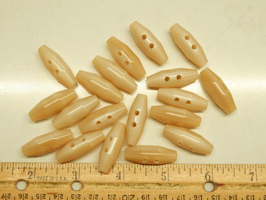 Tan Toggle Buttons - Dill - 1 3/8"
