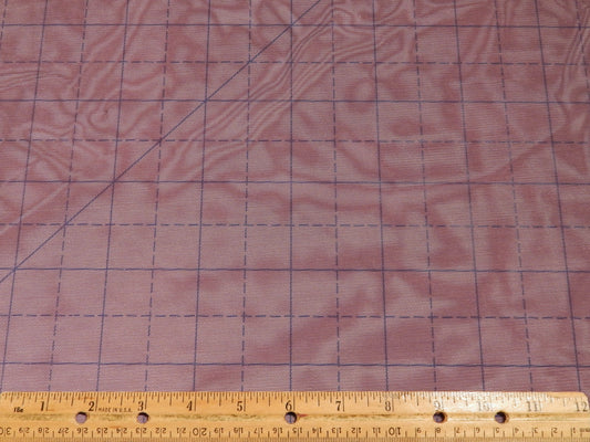 Eggplant Purple Nylon and Lycra Powermesh