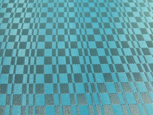 Persian Blue Checkered Jacquard