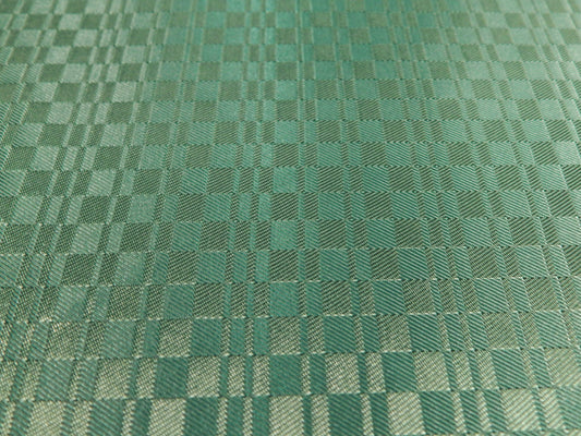 Forest Green Checkered Jacquard