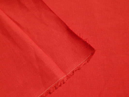 Red Stretch Linen