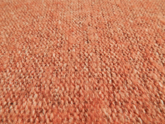 peachy chunky sweater fabric