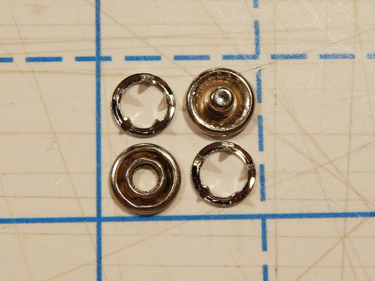 nickel jacket coat shirting snaps heavy duty