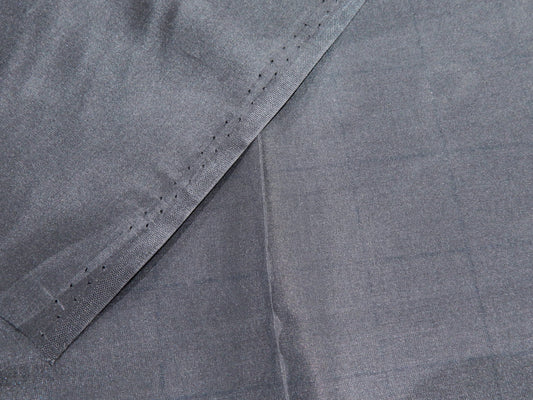 Stormy Blue Silk Habotai