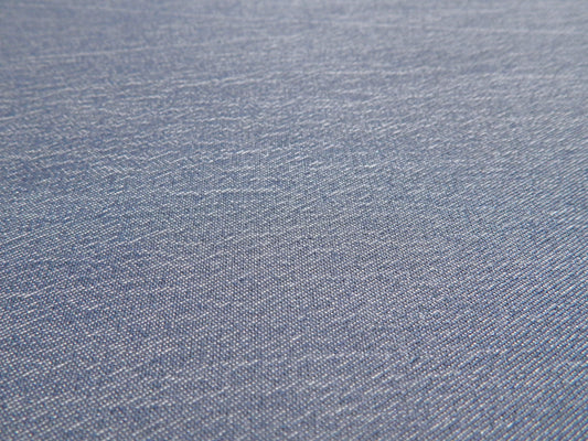 wood grained blue chambray fabric