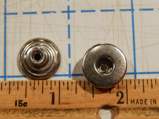 Silver Jeans Center Hole Rivet Button