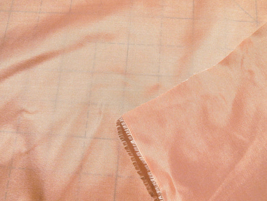 pastel pink 100% silk taffeta fabric by the yard