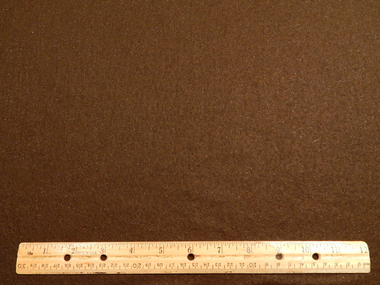 Metallic Chocolate Wool Jersey