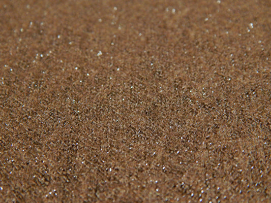 Metallic Chocolate Wool Jersey