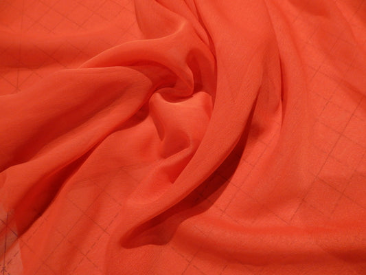 Orange Two-Tone Chiffon