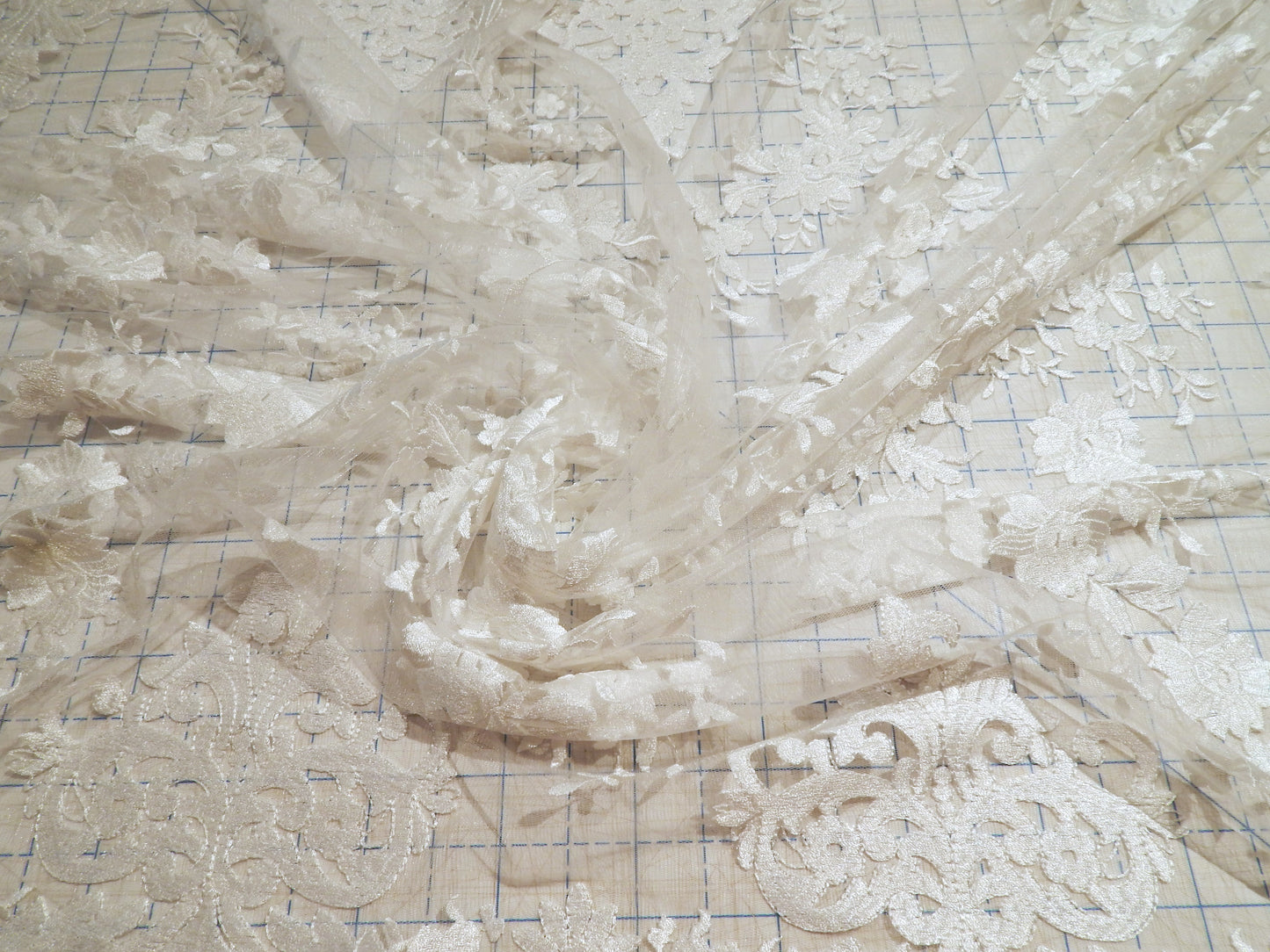Romantic White Floral Wedding Lace