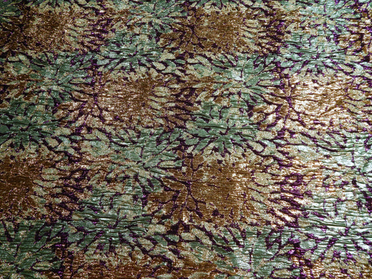 Mardi Gras Green, Purple, & Gold Brocade