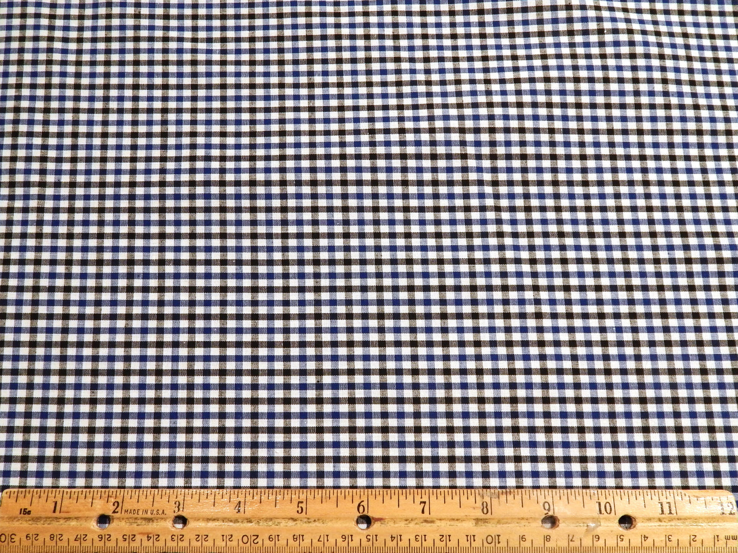 Cotton Blend Checked Shirting Fabric