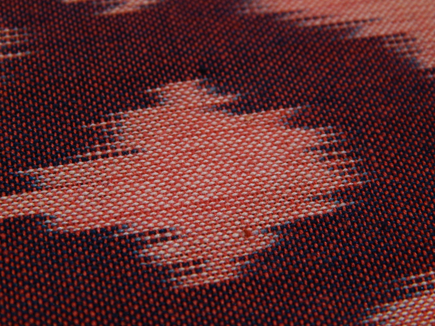 Violet and Pink Cotton Ikat - Hand Dyed and Woven in India