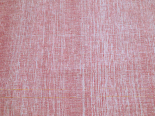 Light Pink Slubby Cotton - Hand Dyed and Woven in India