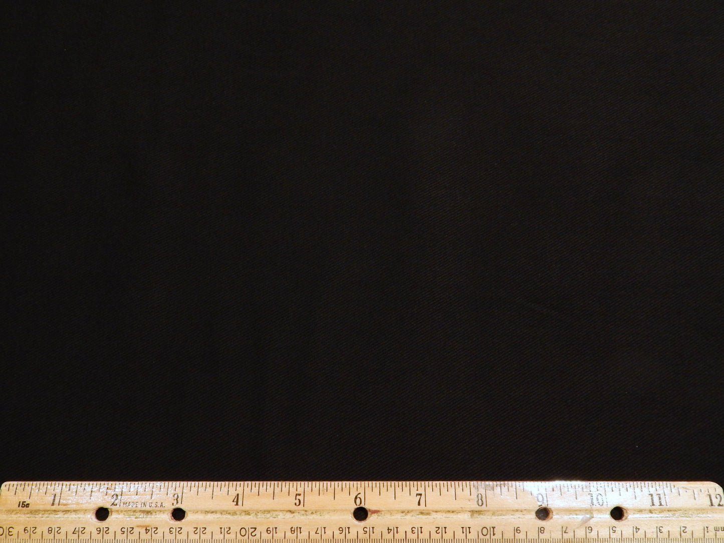Black Brushed Bull Denim - REMNANT