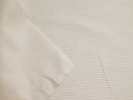 Ivory Cotton Corduroy - 6 Wale