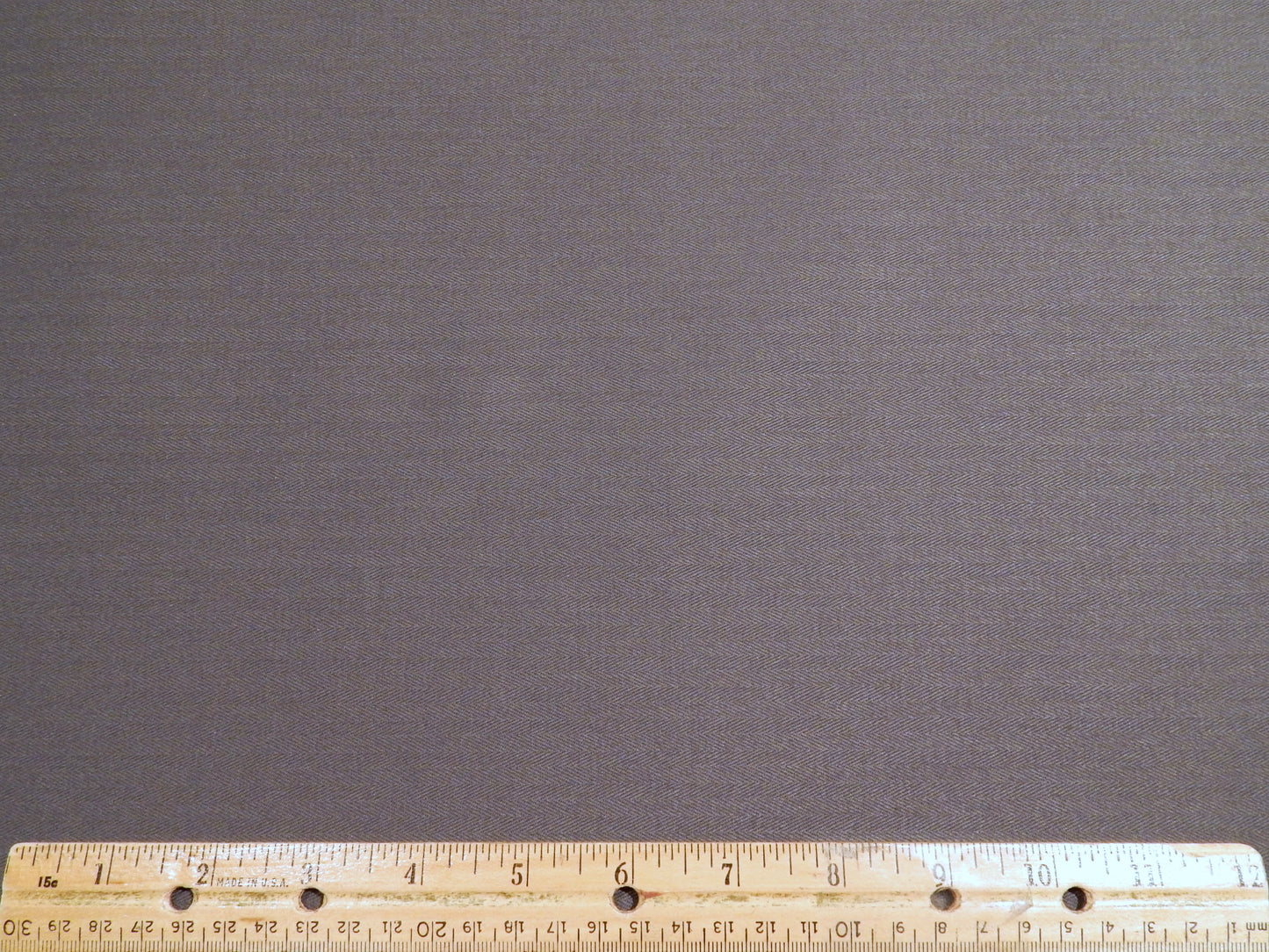 Charcoal Venetian Herringbone Twill