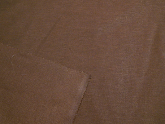 Dark Brown Poplin - REMNANT SALE
