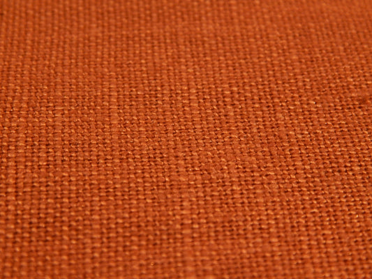 Pumpkin Orange Linen