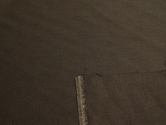 Black English Wool Twill - Lightweight