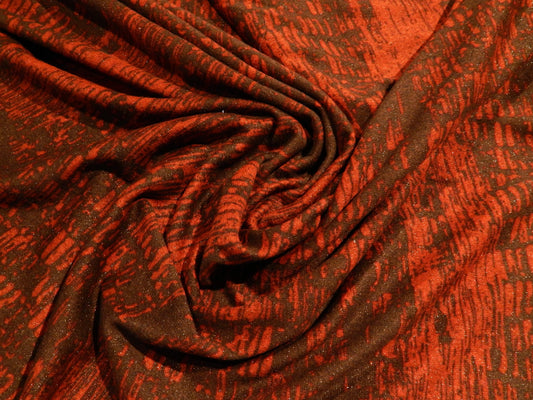 Metallic Redwood Hatchi Sweater Knit