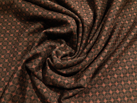 Coffee House Tiles Double Knit