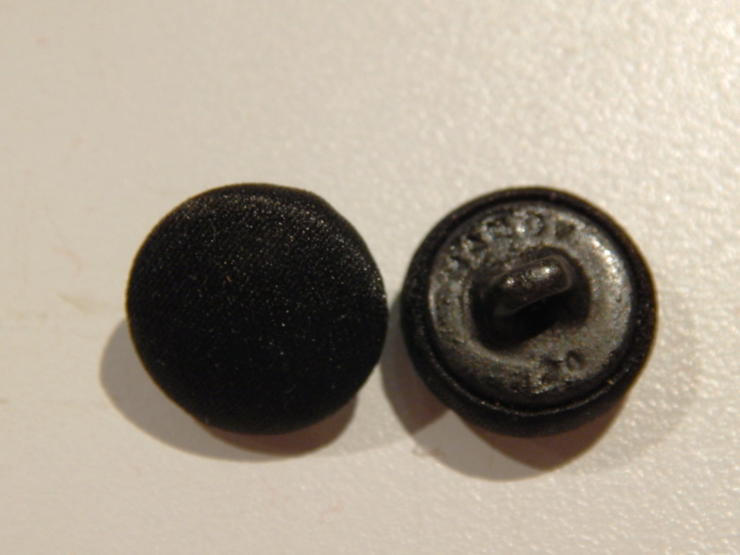 Black Satin Tuxedo Buttons