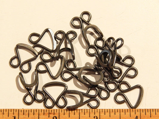 Large, Silver, Coat Hook & Eyes