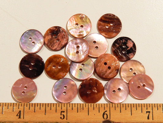 Pink Agoya Shell Buttons