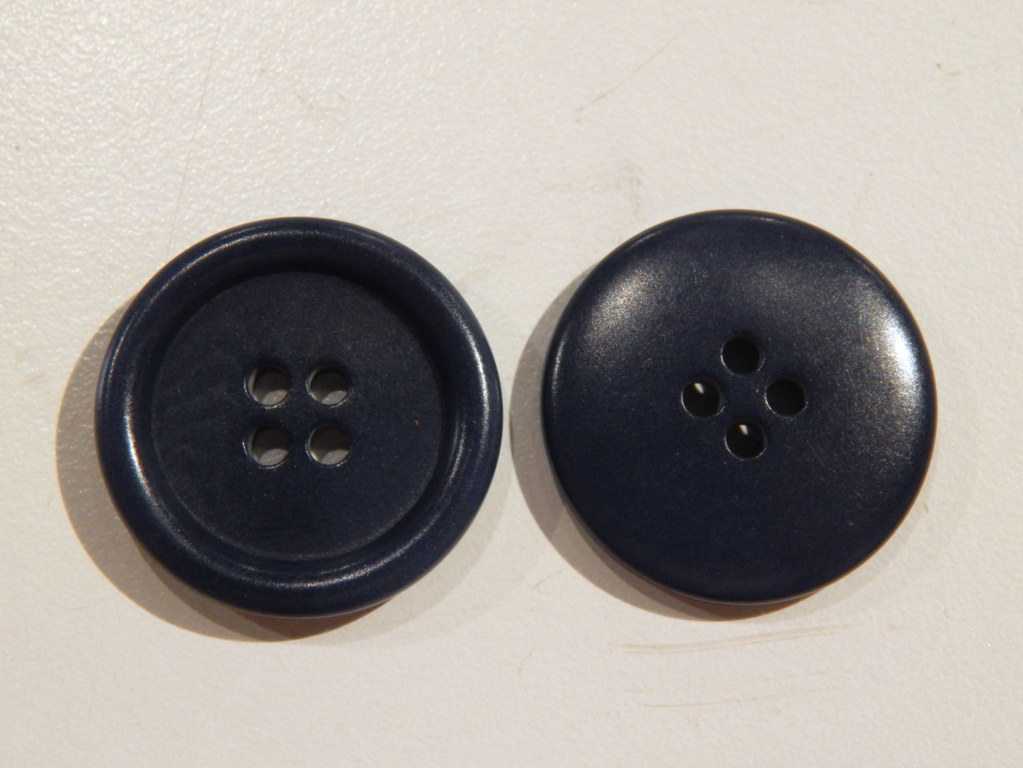 Dark Blue Corozo Buttons - Multiple Sizes