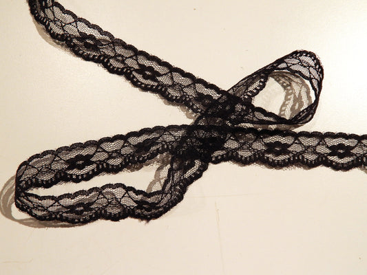 1" Vintage French Hem Lace Ribbon - Multiple Colors - BTY