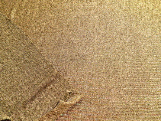 Grey Gold Metallic Knit