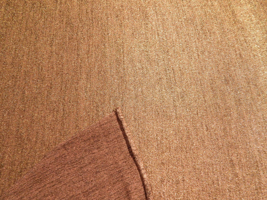 Rose Gold Metallic Knit