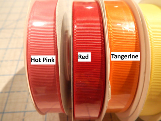 5/8" Grosgrain Ribbon - Multiple Colors