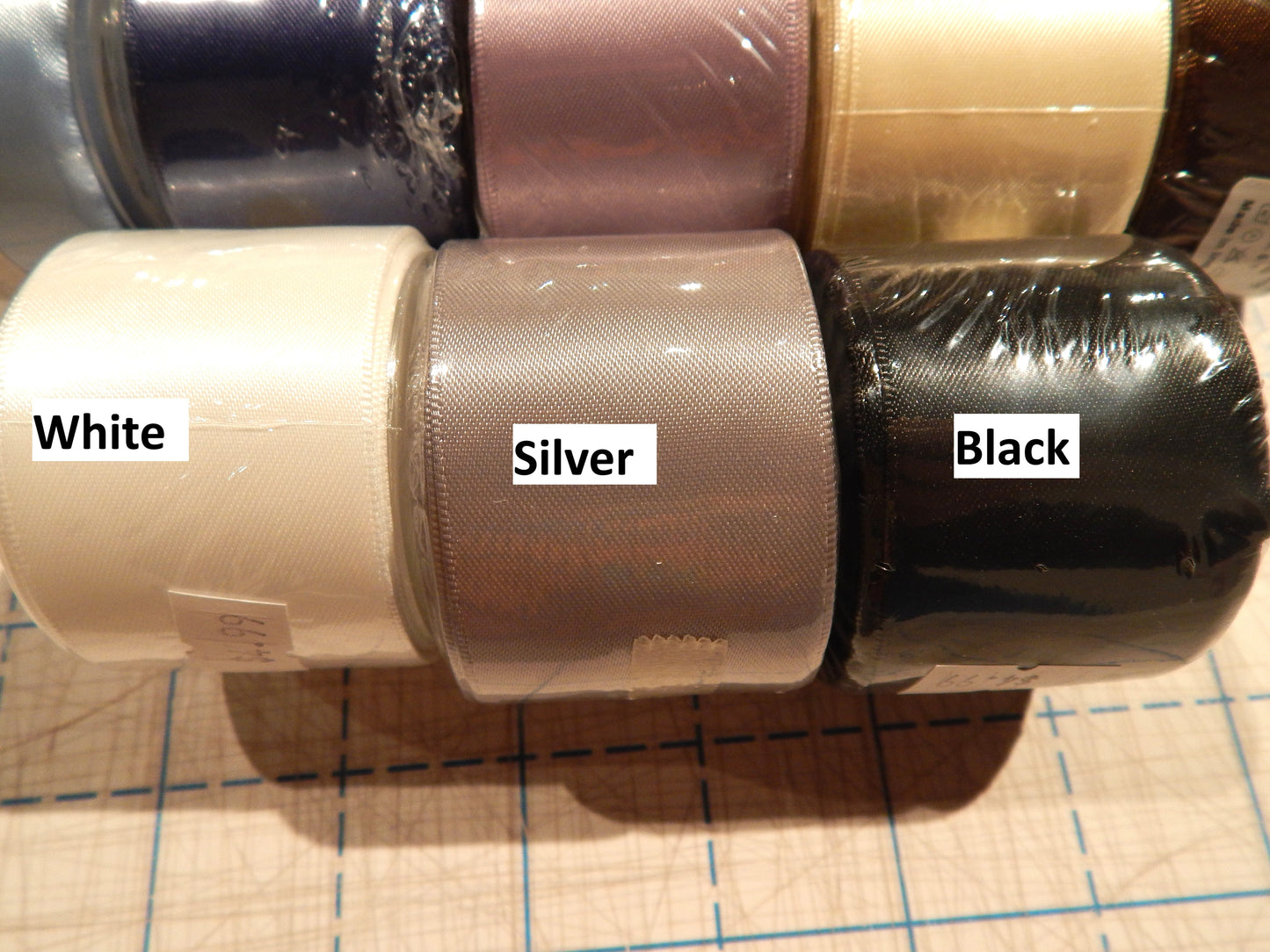1.5" Double Faced Satin Ribbon - Multiple Colors