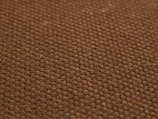 Brushed Dark Olive/Brown Cotton Canvas
