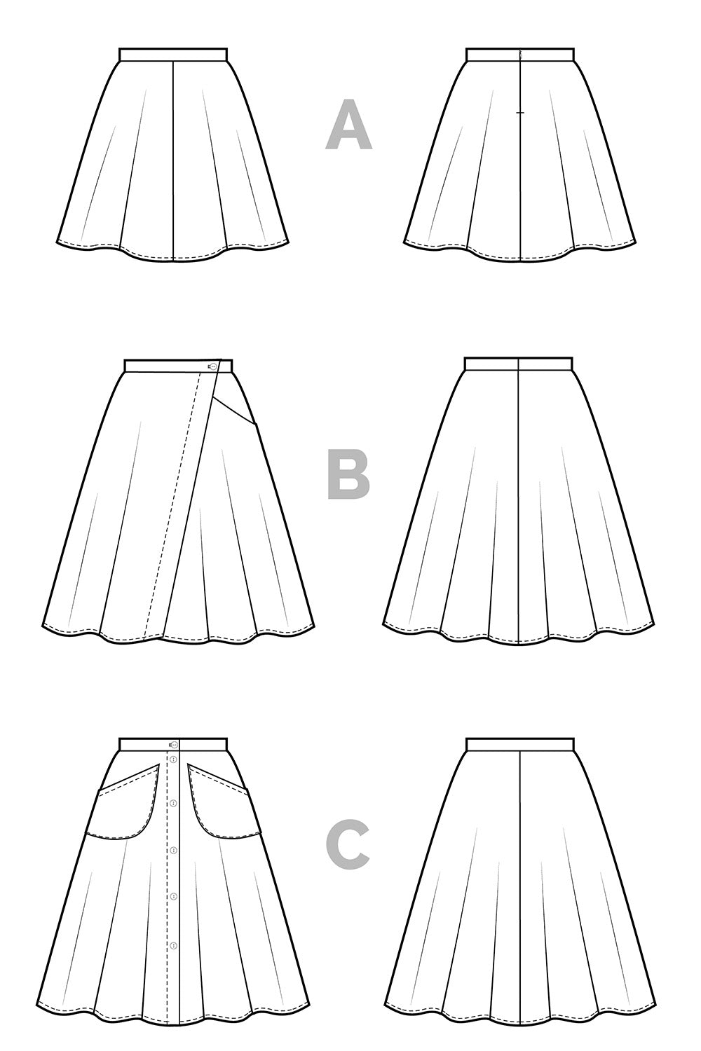 Fiore Skirt - Sizes 0-20 - Closet Core