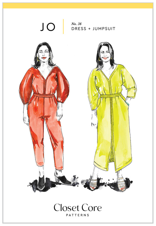 Jo Dress + Jumpsuit Sizes 0-20 - Closet Core Patterns