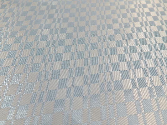 Light Blue Checked Lining Fabric