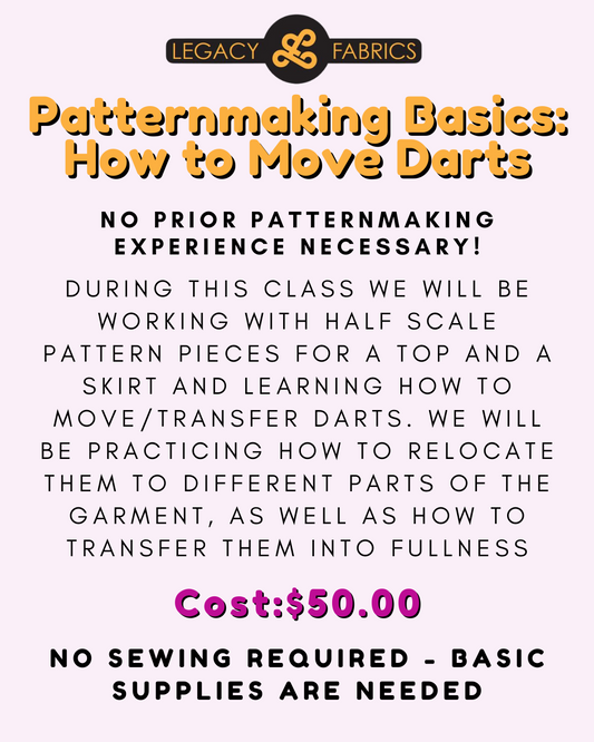 Patternmaking Basics: How to Move Darts
