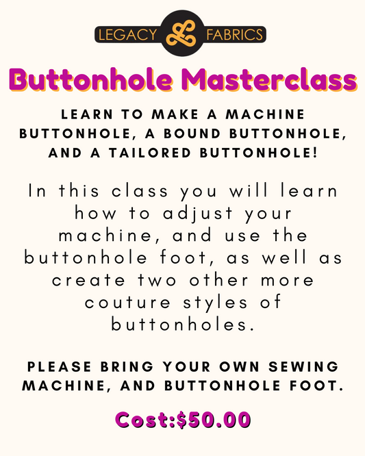 Buttonhole Masterclass
