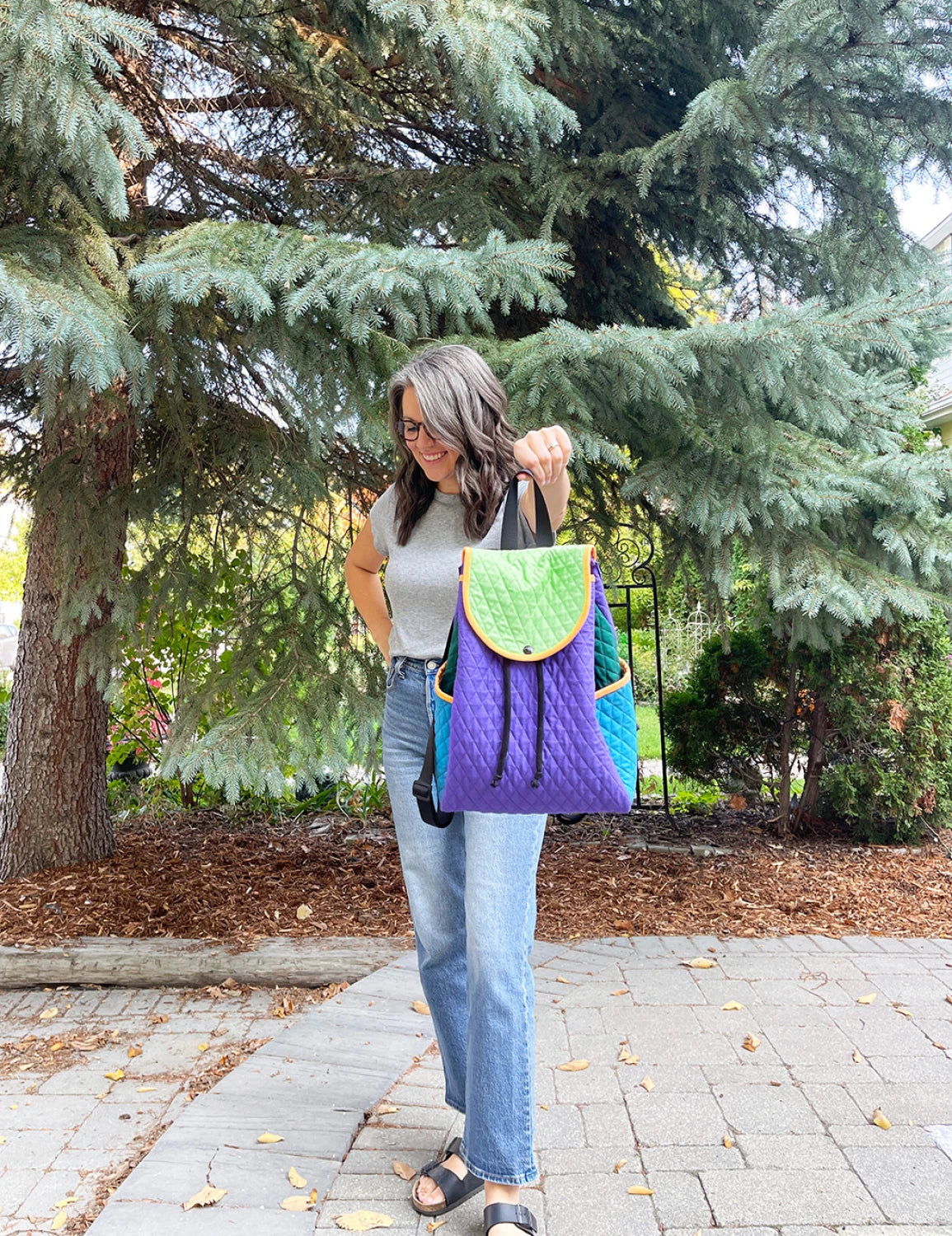 quilted backpack sewing pattern