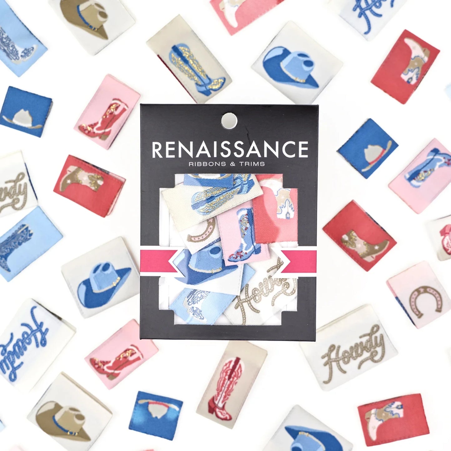 Woven Label Pack - Boot Scootin: Renaissance Ribbon