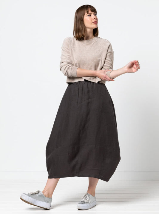 Ayla Woven Skirt Sizes 18-30 - Style Arc