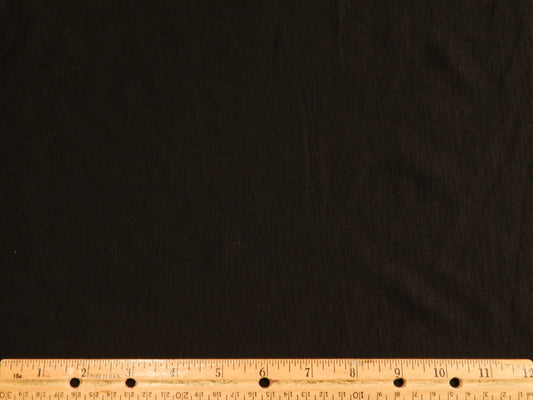 black jersey knit wool
