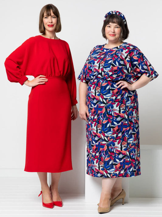 Elsbeth Woven Dress Sizes 18-30 - Style Arc