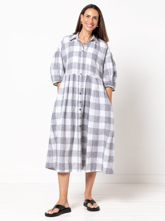 Emerald Woven Dress Sizes 18-30 - Style Arc