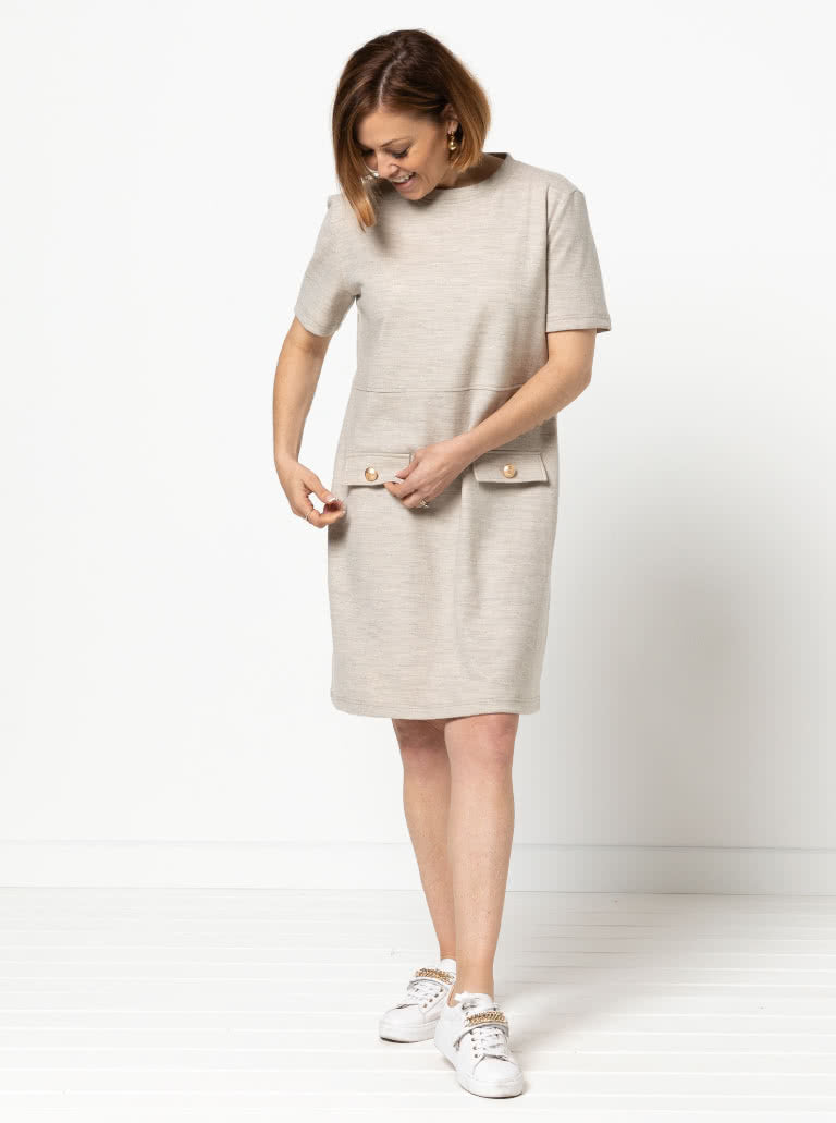 Ines Knit Dress Sizes 4-16 - Style Arc