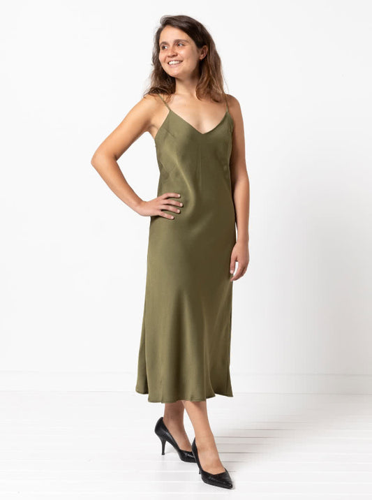 Kingsley Bias Cut Dress & Cami Sizes 18-30 - Style Arc